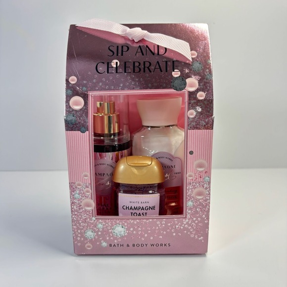 Bath & Body Works Other - Bath & Body Works ~ Champagne Toast ~ 3pc Travel Size Gift Set‎